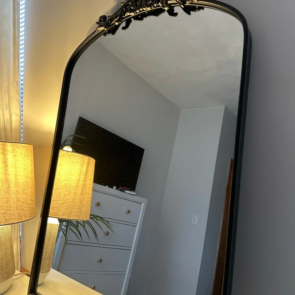 Pick-upNorth Boston. Elegant Black/Burnished Bronze Black Antiqued Framed Mirror